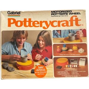Gabriel Potterycraft Motorized Potter's Wheel Vintage 38806 Tested Working 1977